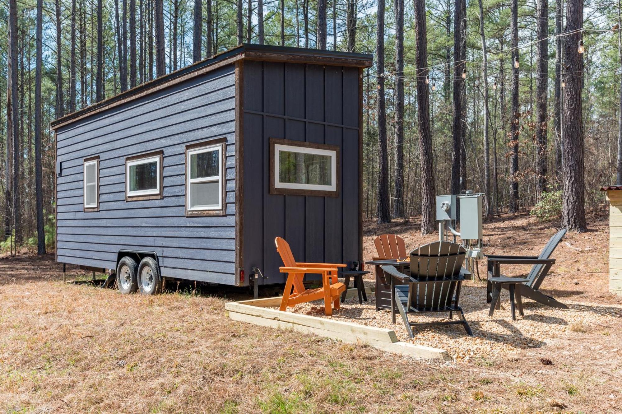 Pine Creek Tiny House Villa Amherst Bagian luar foto